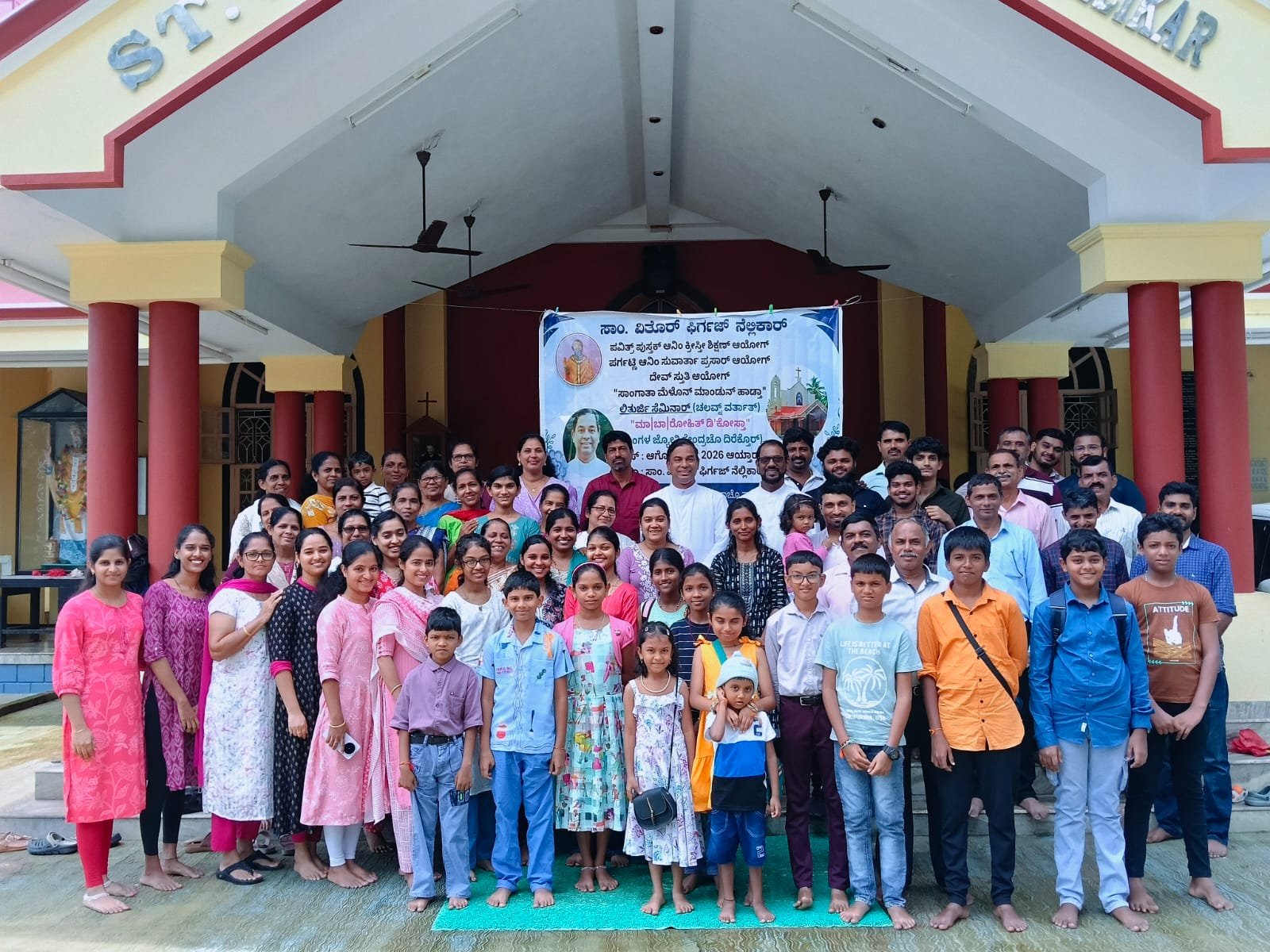 Liturgical formation programme held at St. Victor church, Nellikar